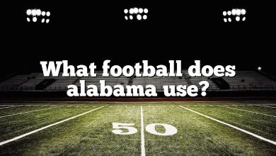 What football does alabama use?