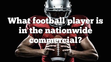 What football player is in the nationwide commercial?