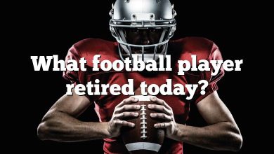 What football player retired today?