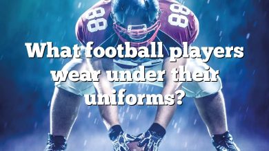 What football players wear under their uniforms?