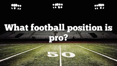 What football position is pro?