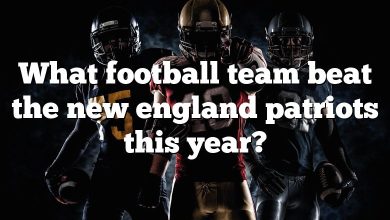 What football team beat the new england patriots this year?