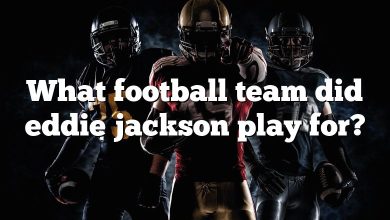 What football team did eddie jackson play for?