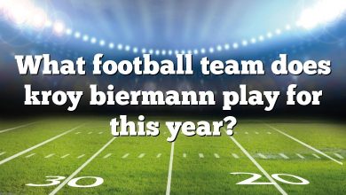What football team does kroy biermann play for this year?