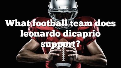 What football team does leonardo dicaprio support?