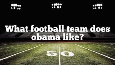 What football team does obama like?