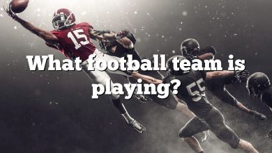 What football team is playing?