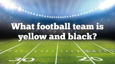 What football team is yellow and black?