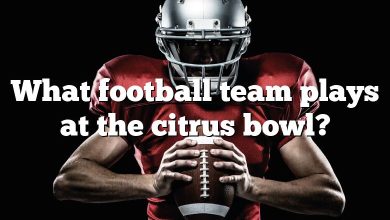 What football team plays at the citrus bowl?