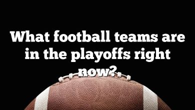 What football teams are in the playoffs right now?