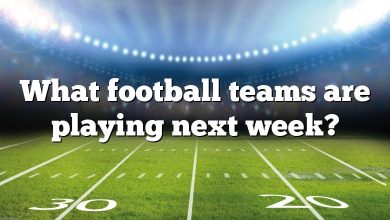 What football teams are playing next week?