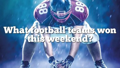 What football teams won this weekend?