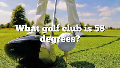 What golf club is 58 degrees?