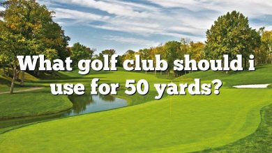 What golf club should i use for 50 yards?