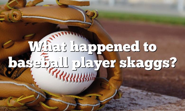 What happened to baseball player skaggs?