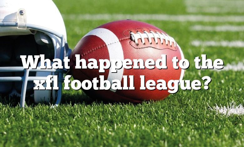 What happened to the xfl football league?