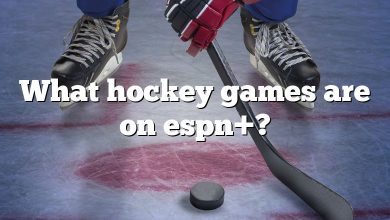 What hockey games are on espn+?