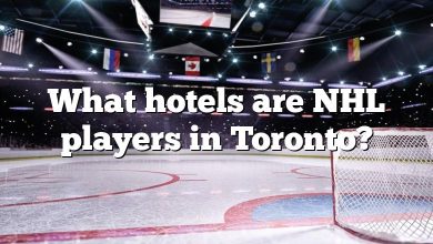 What hotels are NHL players in Toronto?