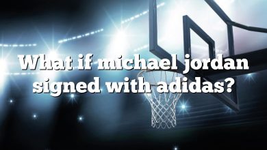 What if michael jordan signed with adidas?
