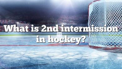 What is 2nd intermission in hockey?