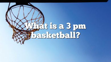 What is a 3 pm basketball?