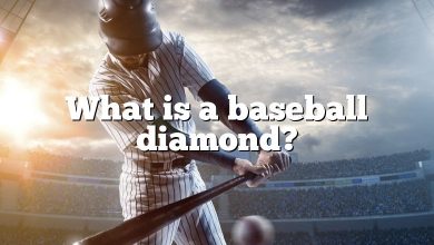 What is a baseball diamond?