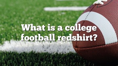 What is a college football redshirt?