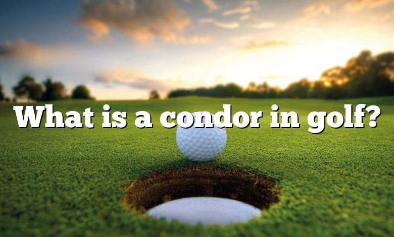 What is a condor in golf?