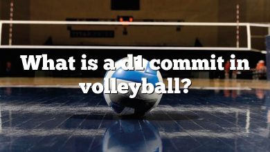 What is a d1 commit in volleyball?