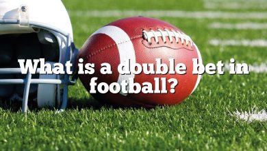 What is a double bet in football?