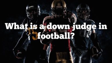 What is a down judge in football?