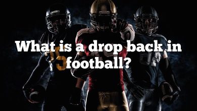 What is a drop back in football?