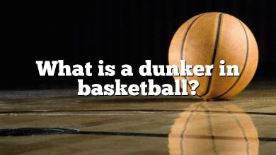 What is a dunker in basketball?