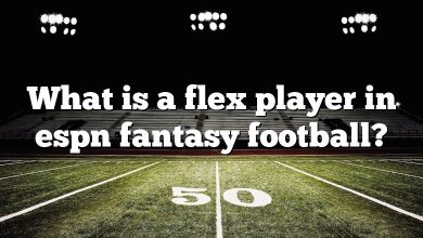 What is a flex player in espn fantasy football?