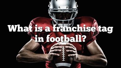 What is a franchise tag in football?