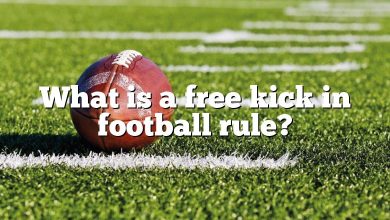 What is a free kick in football rule?