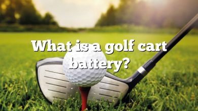 What is a golf cart battery?