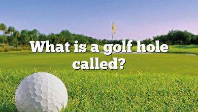 What is a golf hole called?