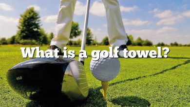 What is a golf towel?