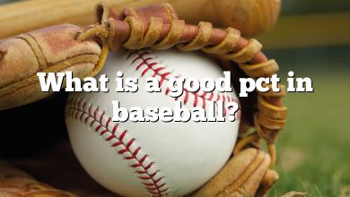 What is a good pct in baseball?