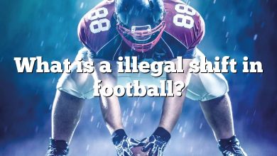 What is a illegal shift in football?