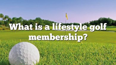 What is a lifestyle golf membership?