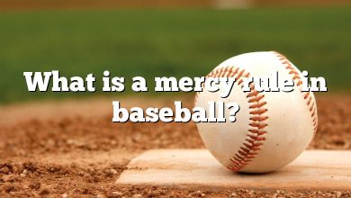 What is a mercy rule in baseball?