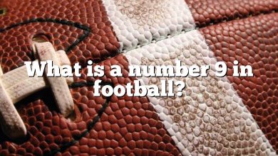 What is a number 9 in football?