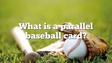 What is a parallel baseball card?