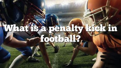 What is a penalty kick in football?