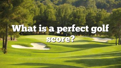 What is a perfect golf score?