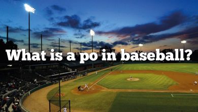 What is a po in baseball?