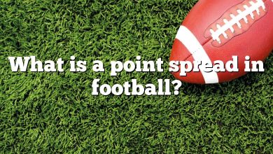 What is a point spread in football?