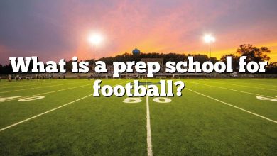 What is a prep school for football?